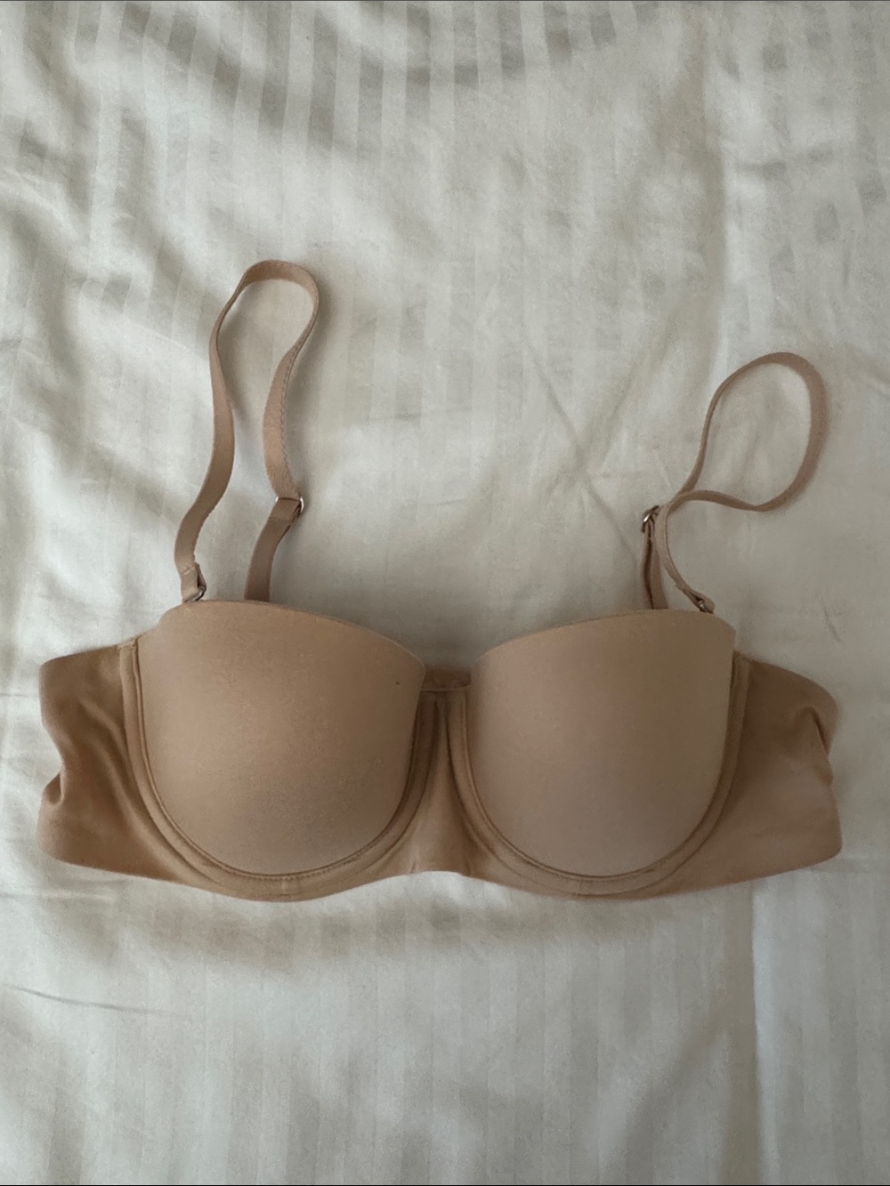Aerie Nude Strapless Convertible Bra